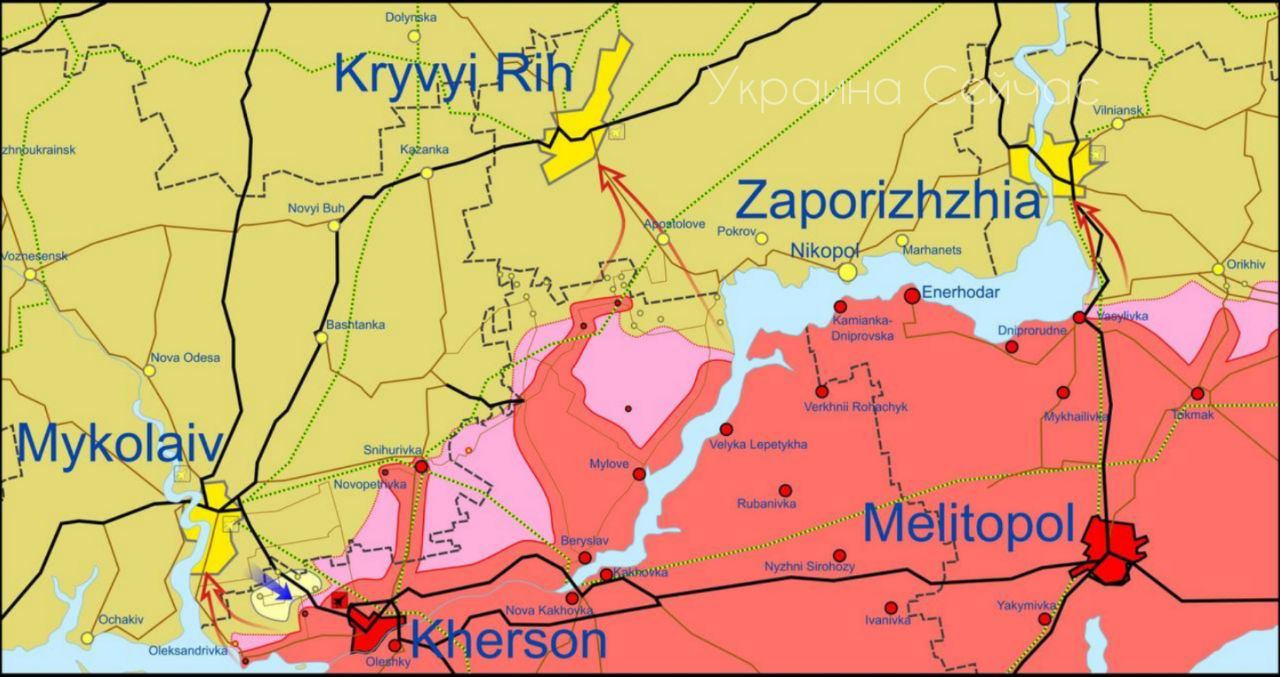 Мапа бойових дій в Україні 26 квітня.