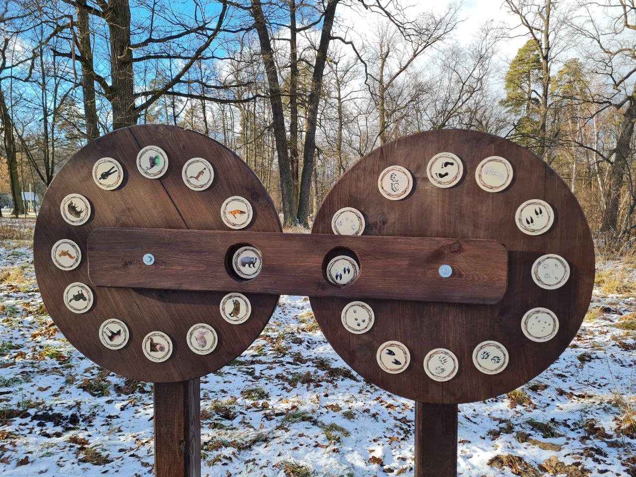 В Национальном парке "Голосеевский" установили интерактивные стенды