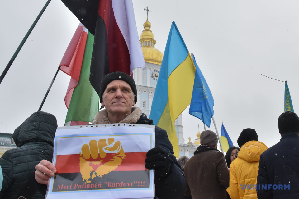 В Киеве прошла акция "Скажи Путину Нет"