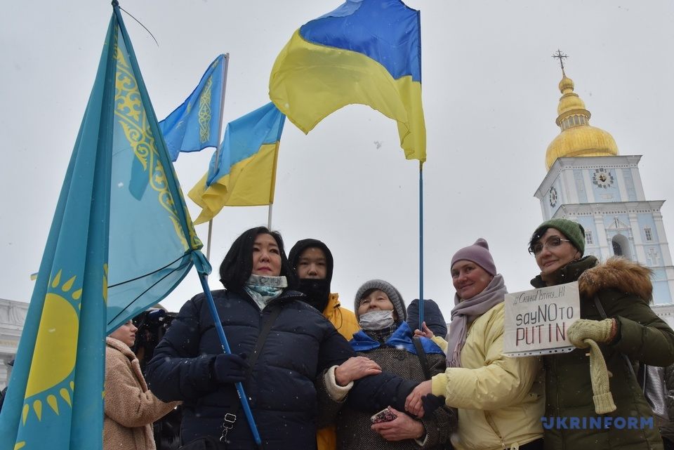 В Киеве прошла акция "Скажи Путину Нет"