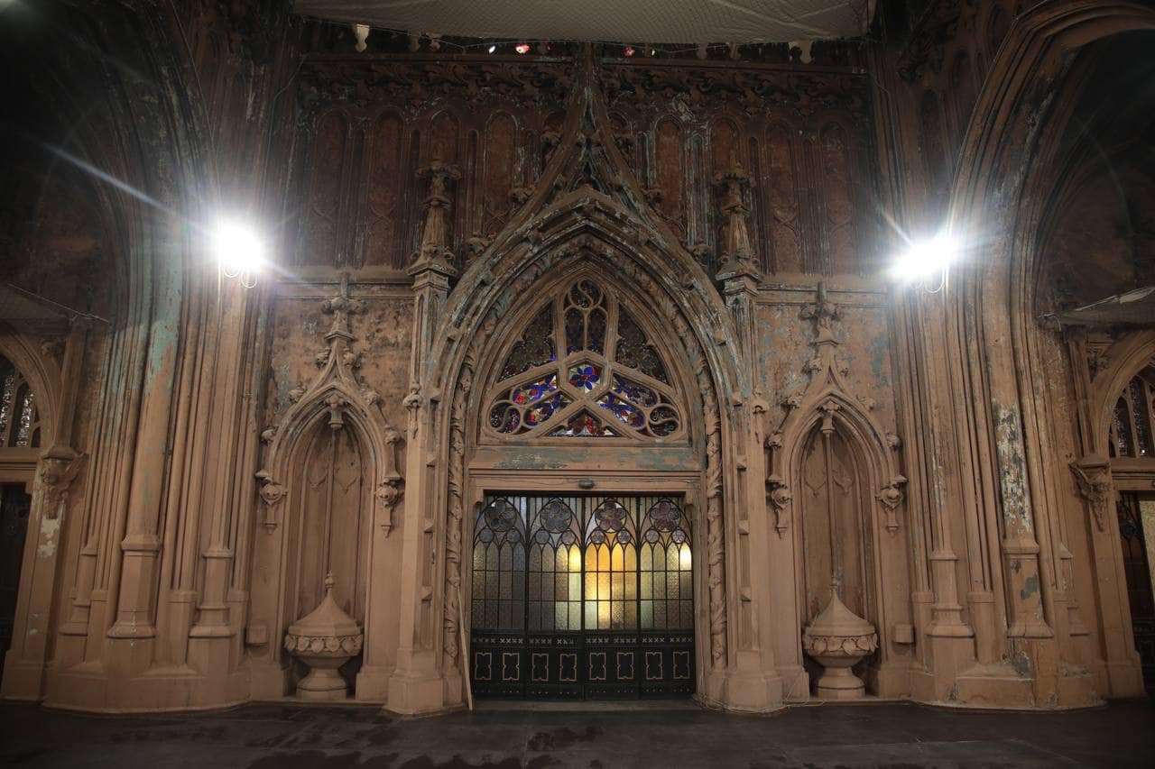 Как выглядит костел Святого Николая после проведения противоаварийных работ.