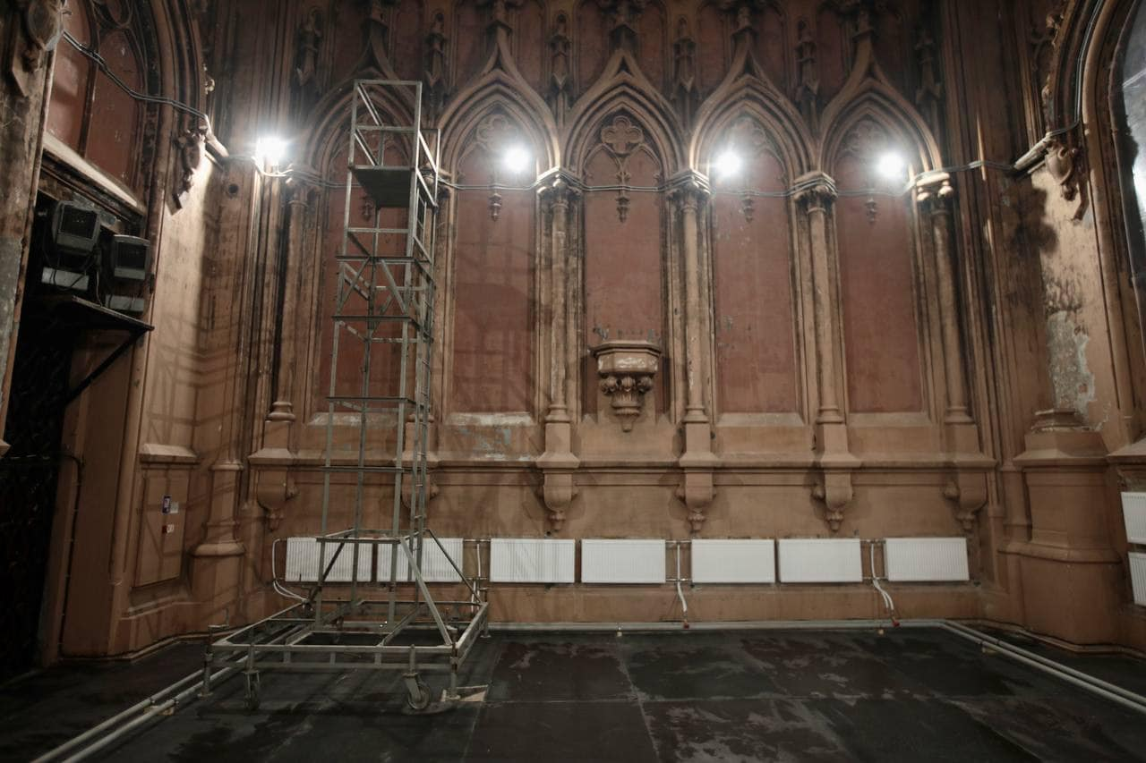 Как выглядит костел Святого Николая после проведения противоаварийных работ.