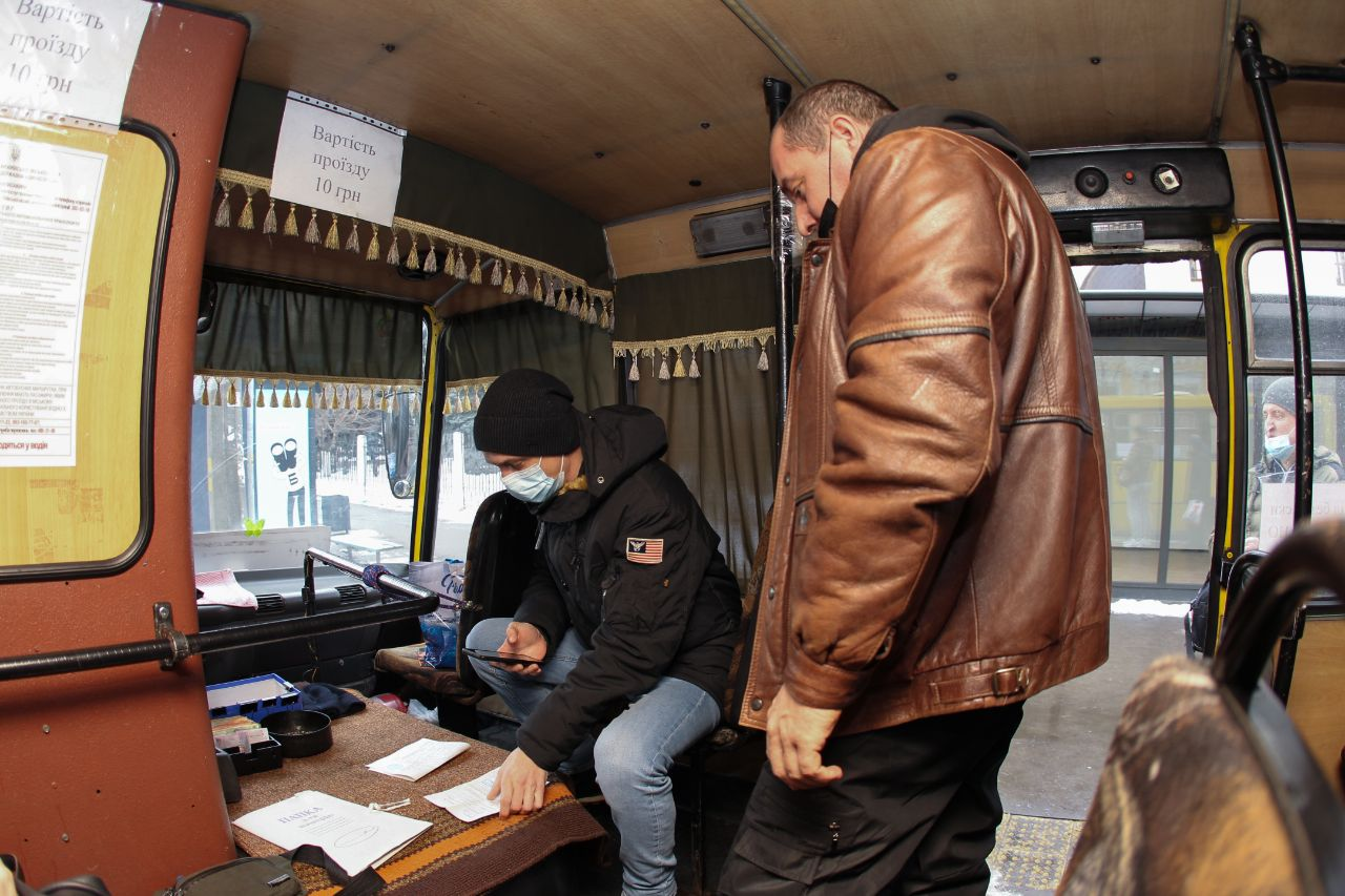 В Киеве проверили несколько городских маршруток
