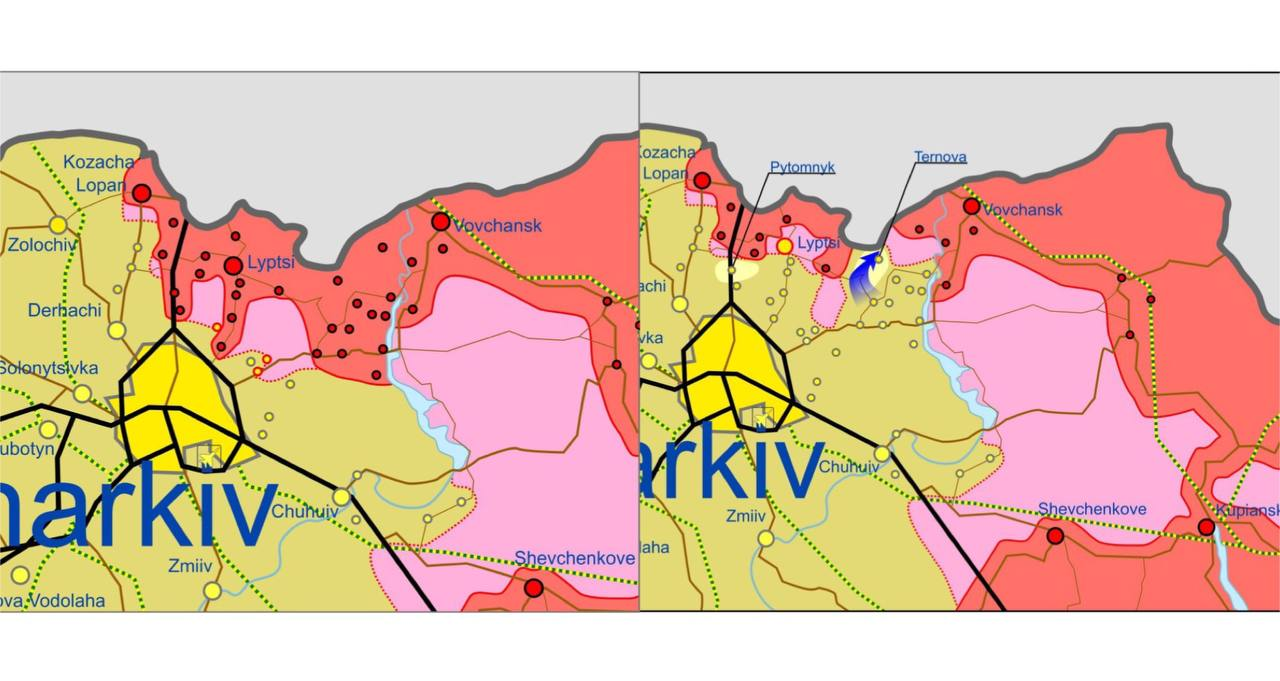 Карта бойових дій в Україні 11 травня.
