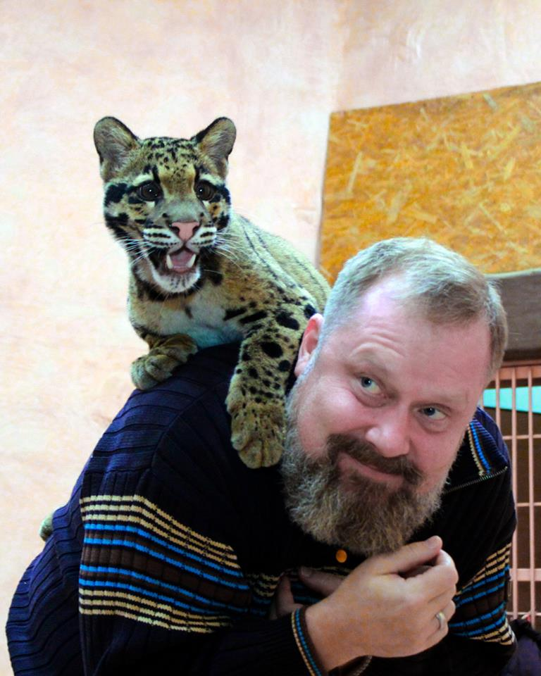 Директор зоопарку Михайло Пінчук.