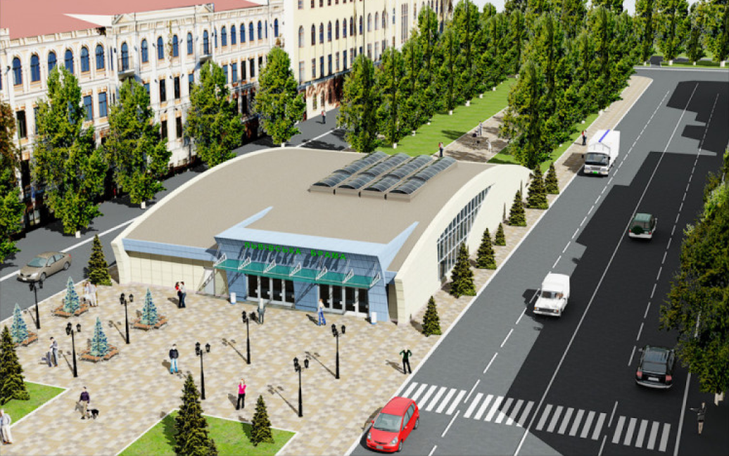 Рендеры станции "Львовская брама".