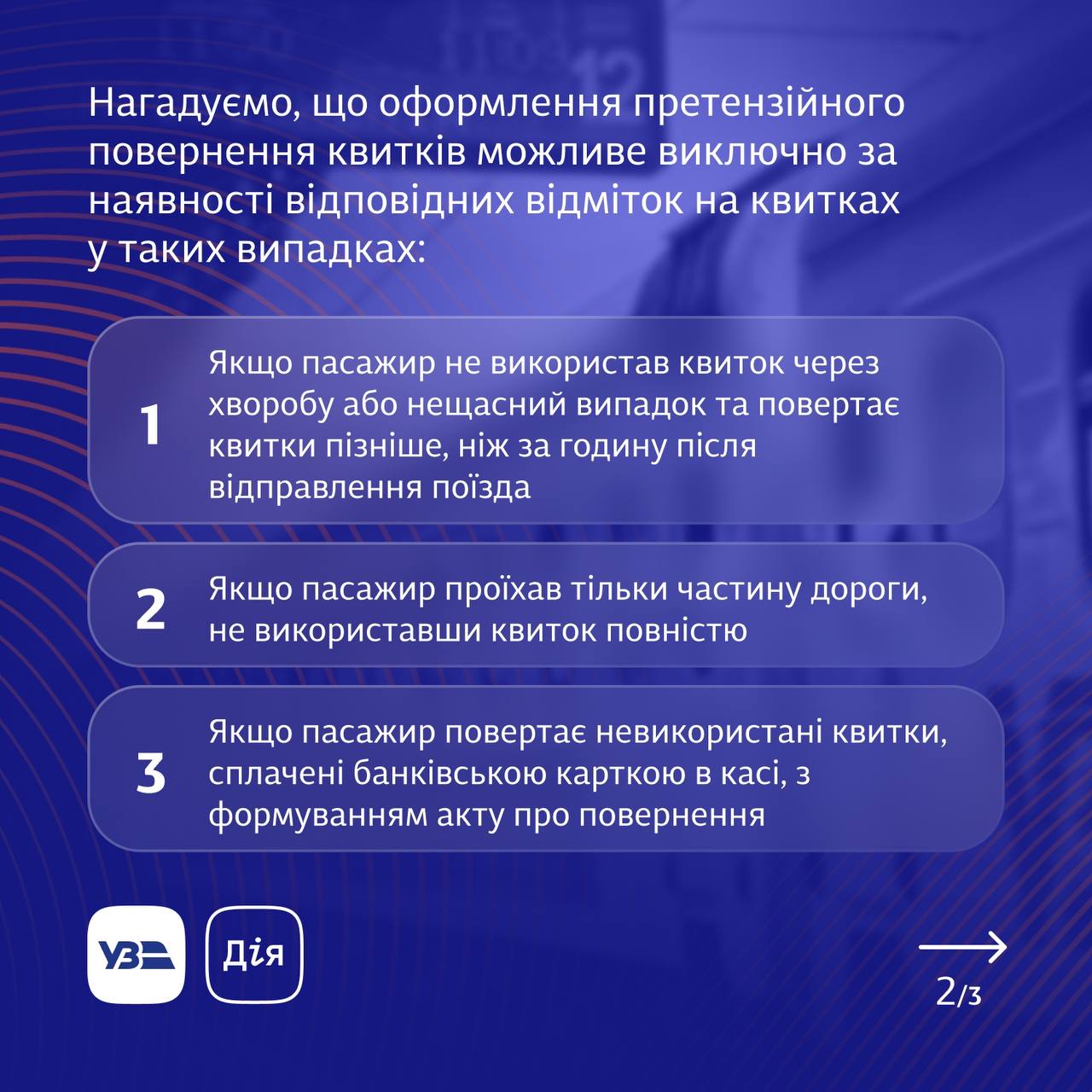 Укрзалізниця запровадила претензійне повернення квитків онлайн: для яких випадків фото 2 1