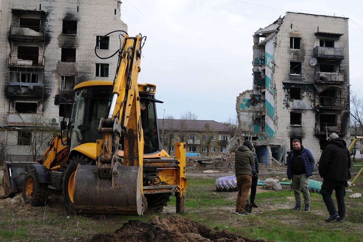 Зйомки фільму "Буча" -