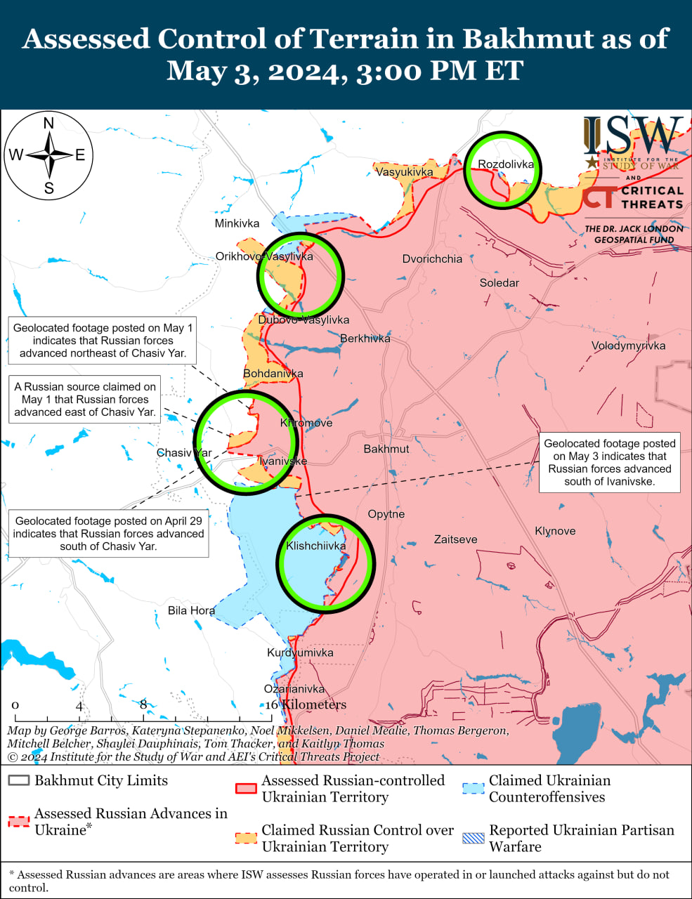 Карта боевых действий в Украине 4 мая.