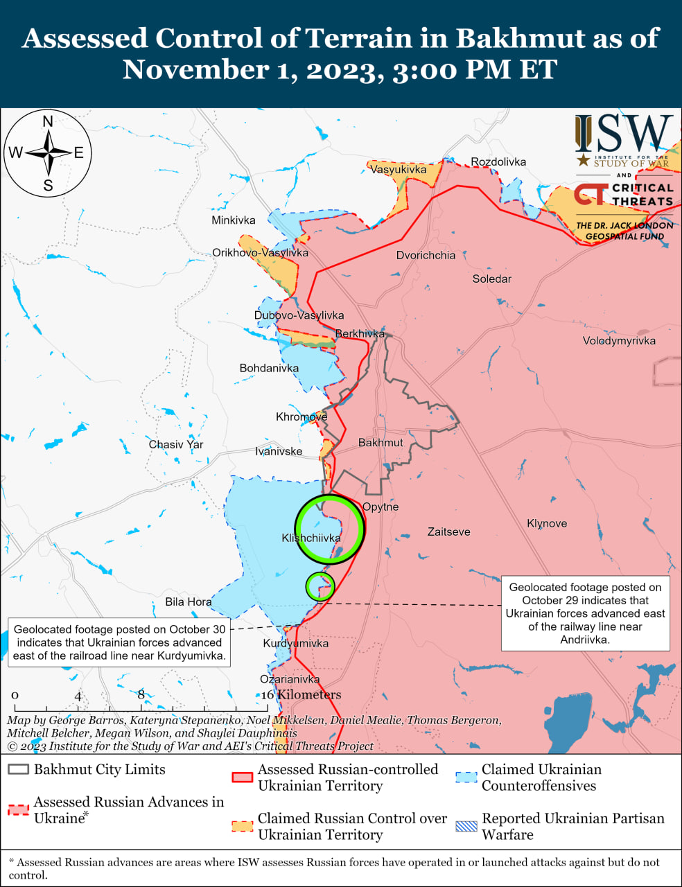 Карта бойових дій в Україні 2 листопада фото 2 1