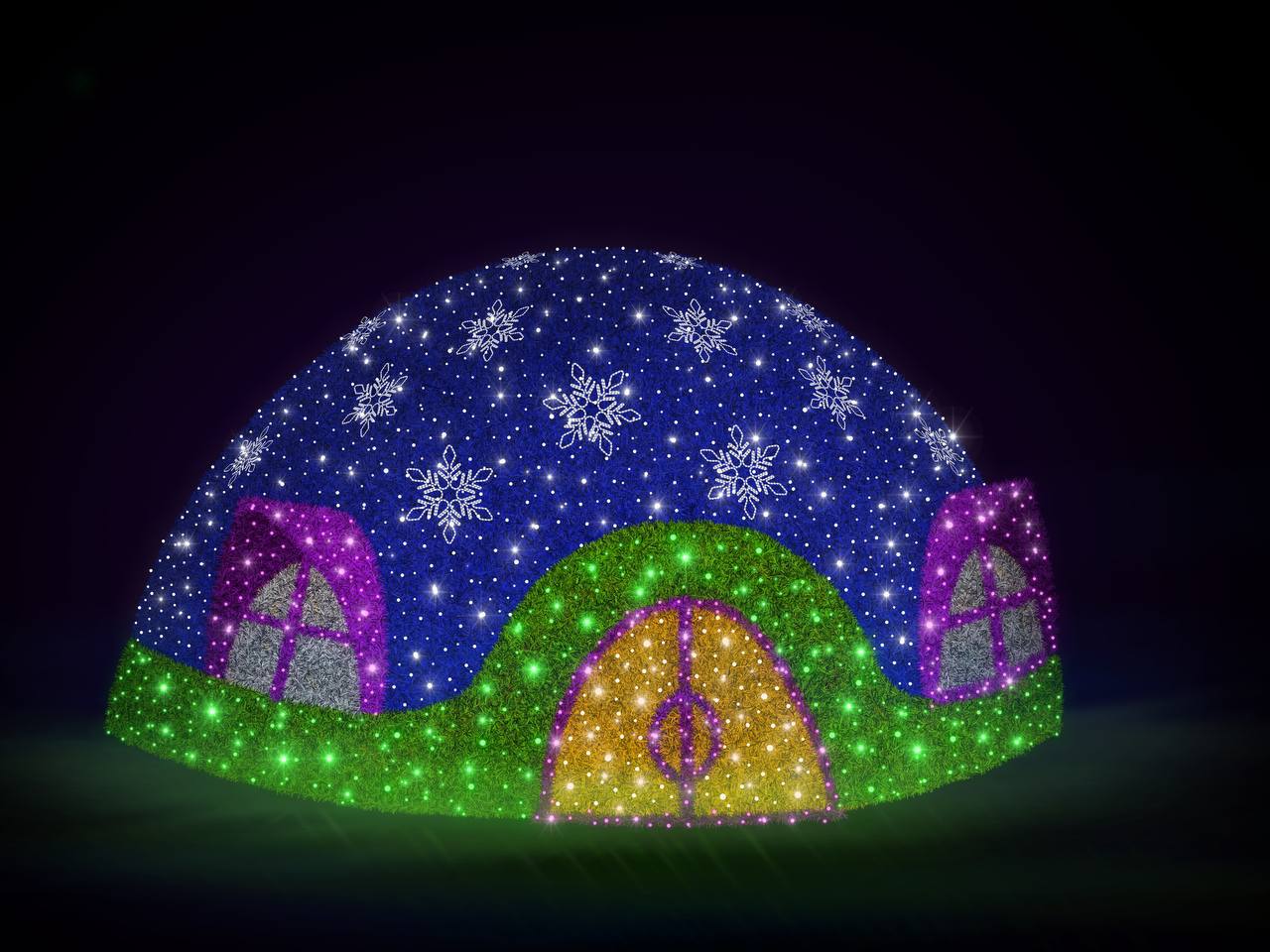 Магія серед темряви: ILLUMINARIUM повертається на ВДНГ з казковими світловими інсталяціями фото 2 1