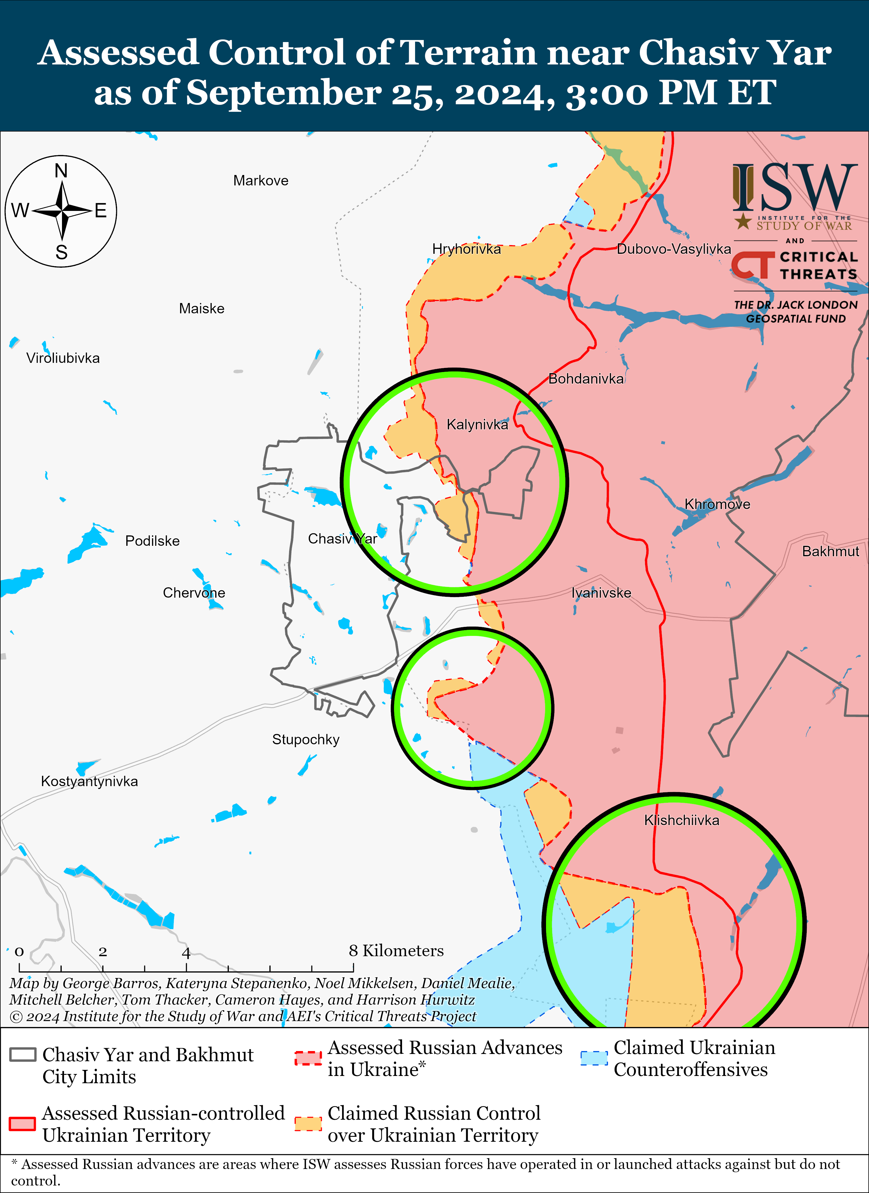 Карта бойових дій. Фото: understandingwar.org