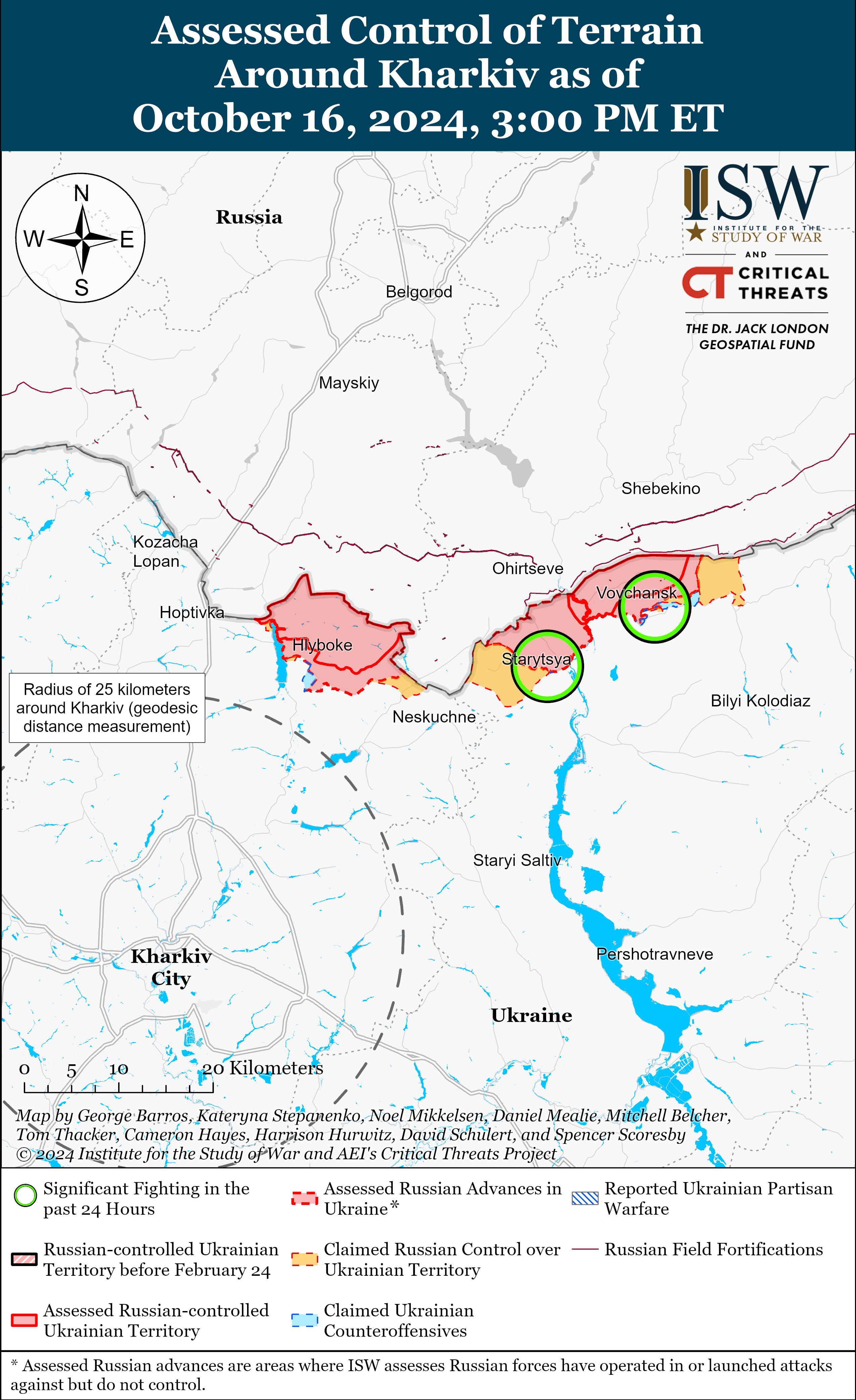 Карта бойових дій. Фото: understandingwar.org