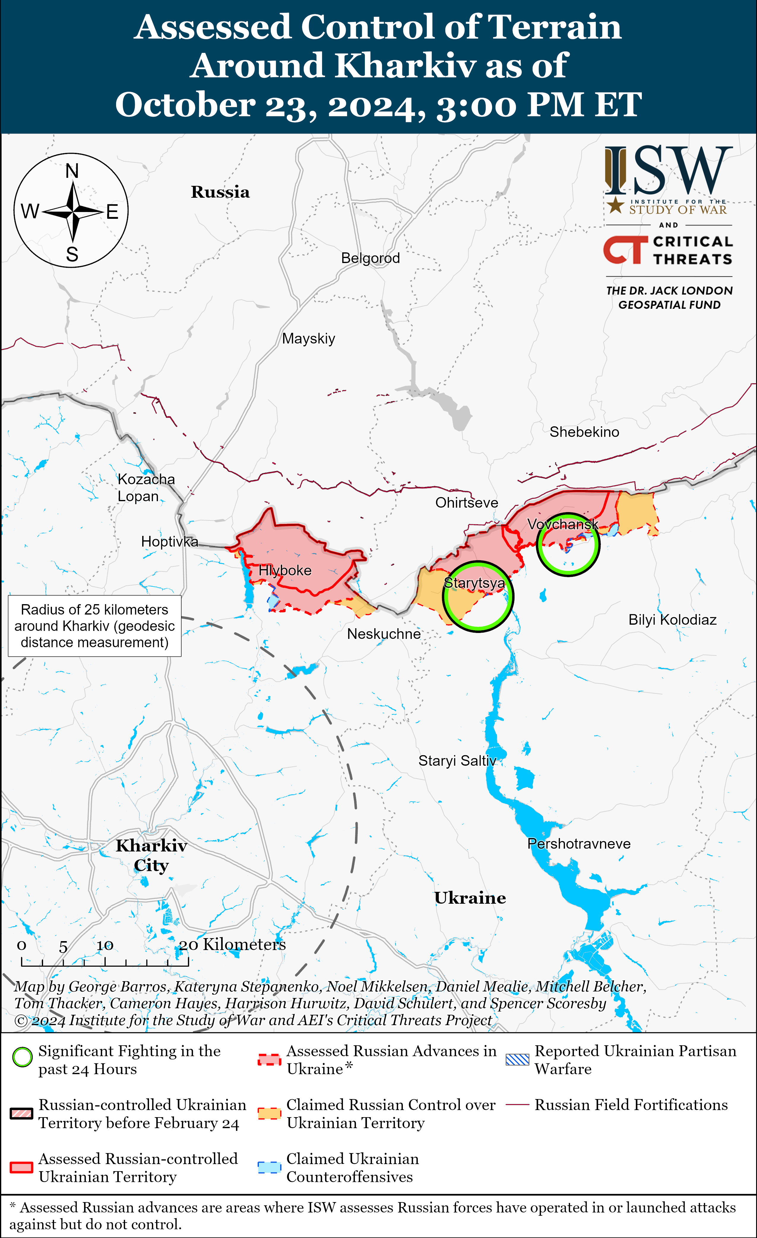 Карта бойових дій. Фото: understandingwar.org