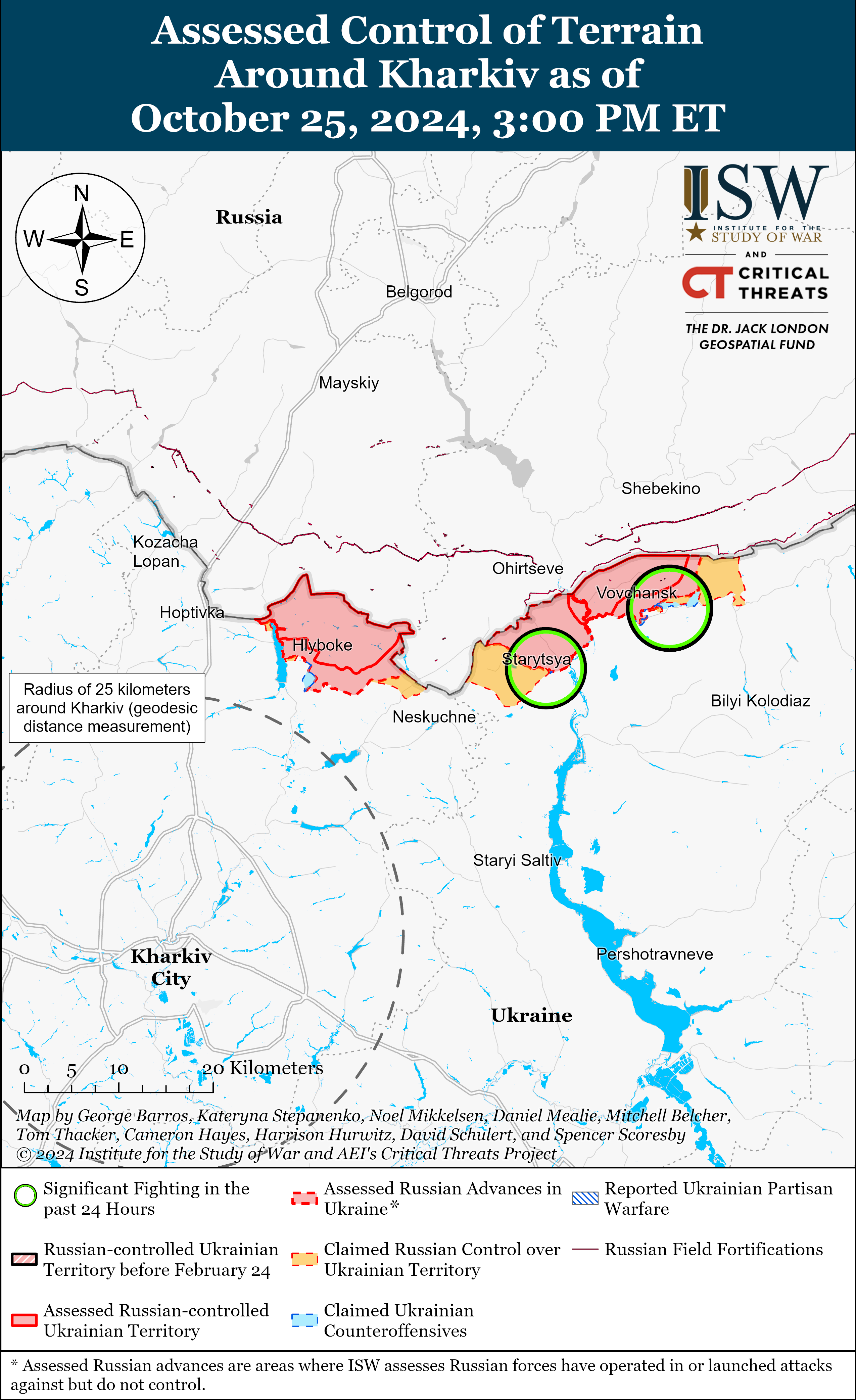 Карта бойових дій. Фото: understandingwar.org