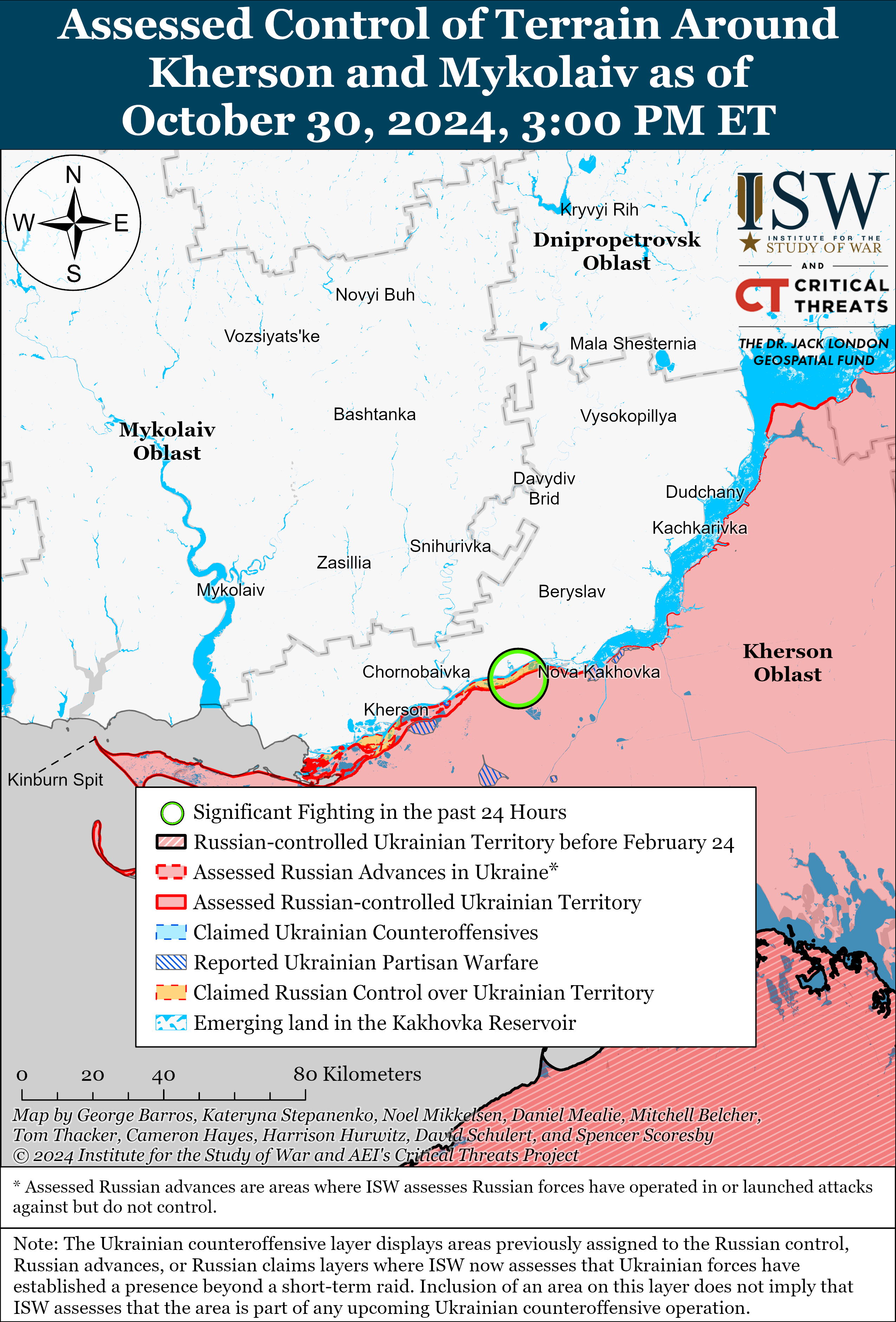 Карта бойових дій. Фото: understandingwar.org