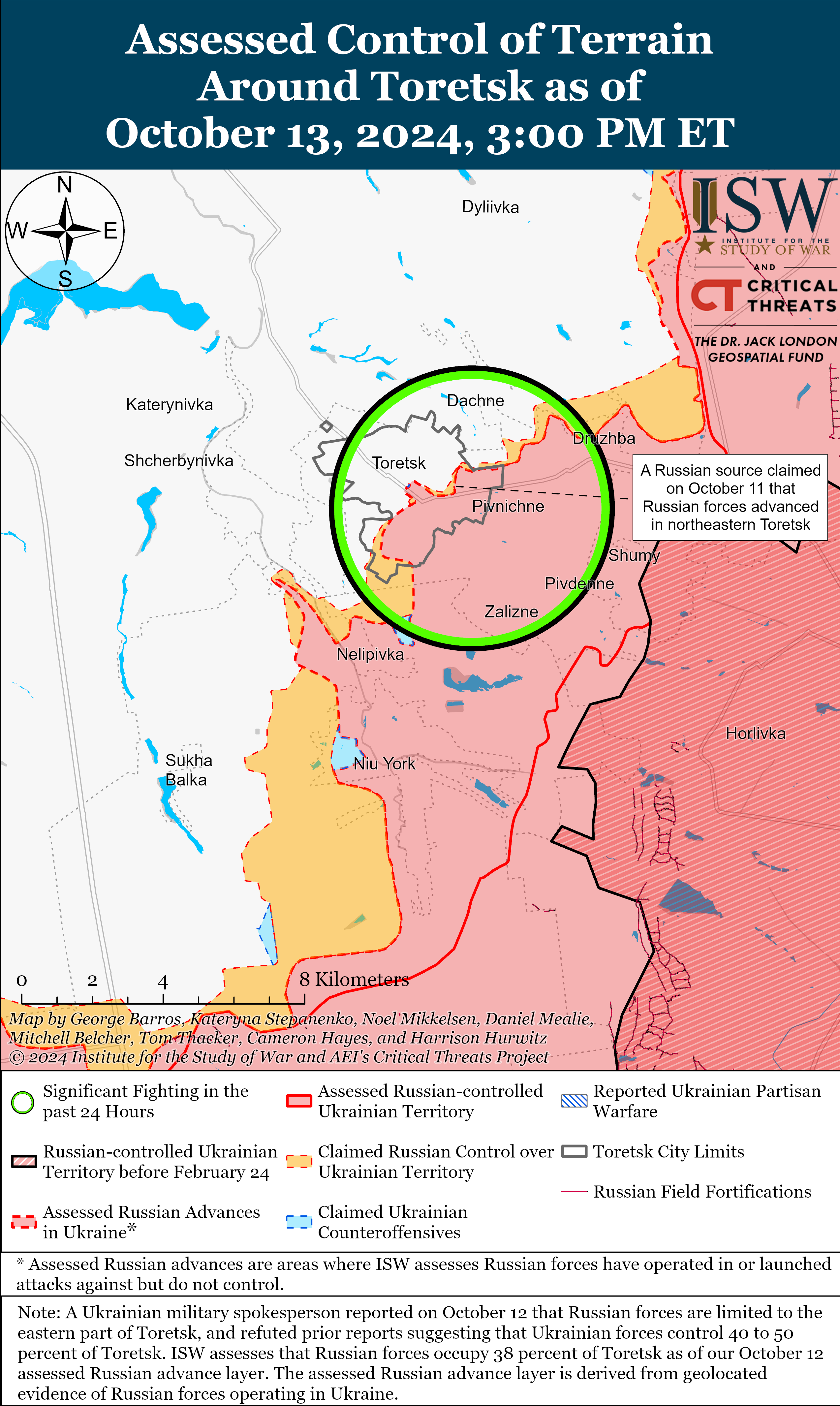 Карта бойових дій. Фото: understandingwar.org