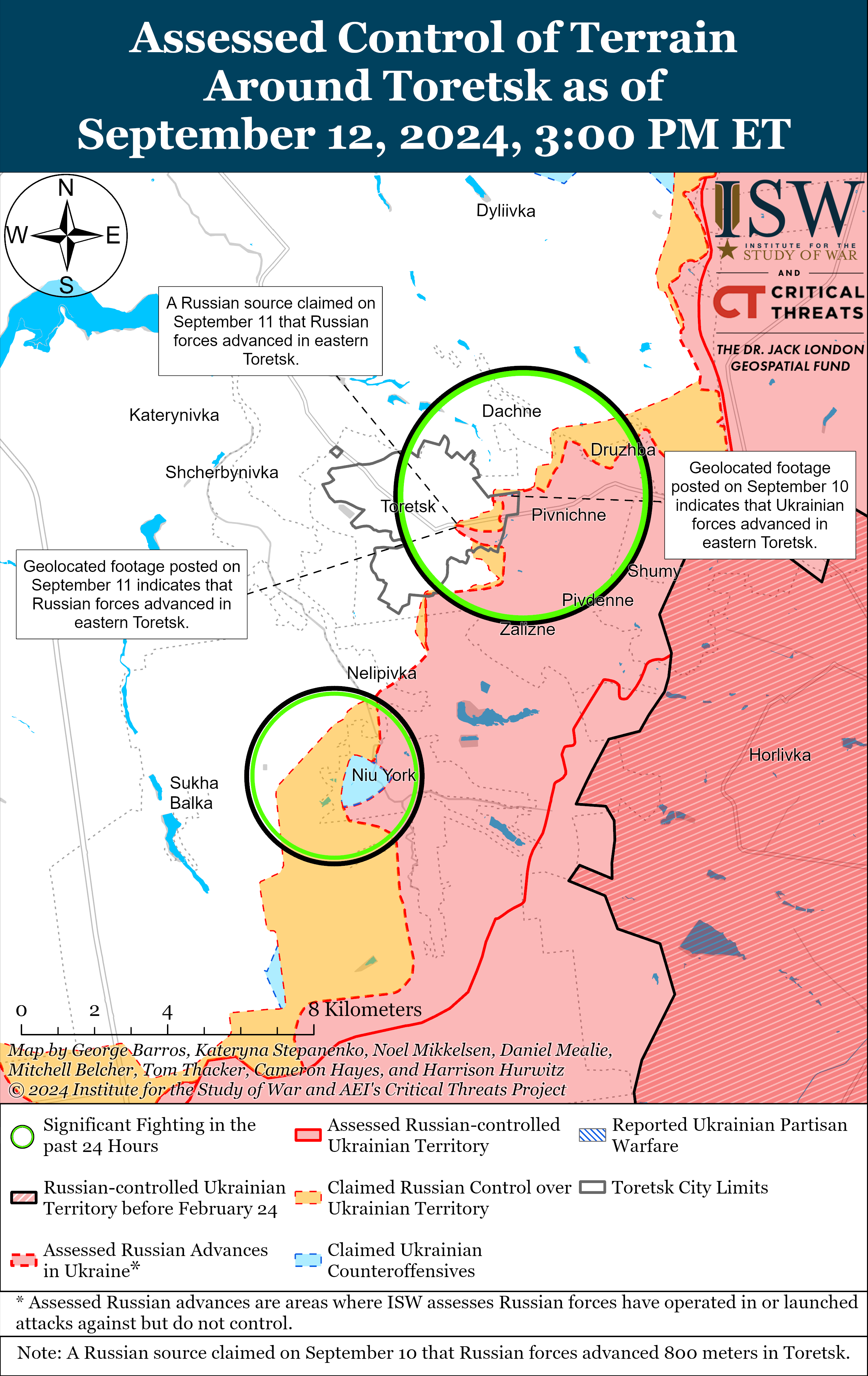 Карта бойових дій. Фото understandingwar.org 