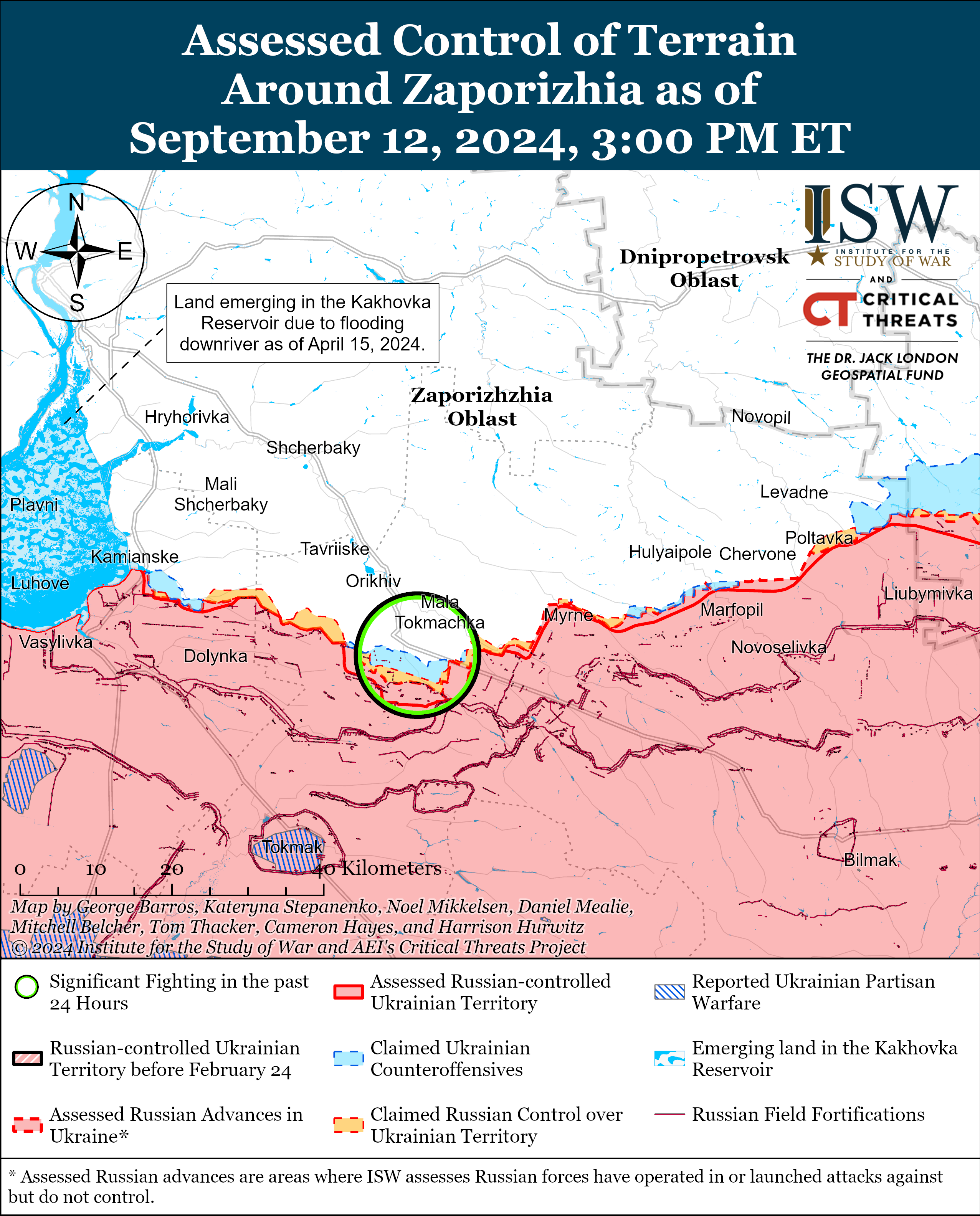 Карта бойових дій. Фото understandingwar.org 