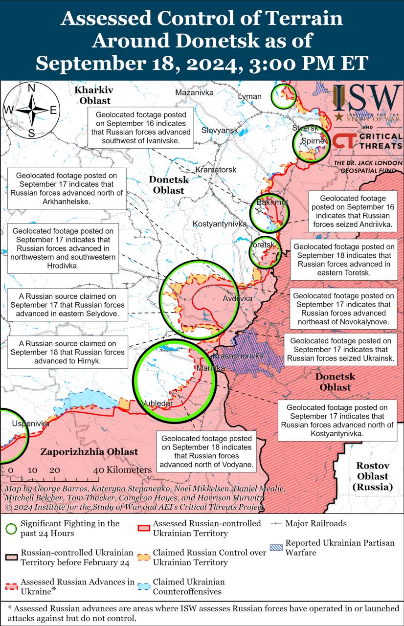 Карта бойових дій