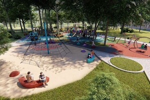 Полюбуйся: в Мариинском парке обновят детскую площадку фото 5
