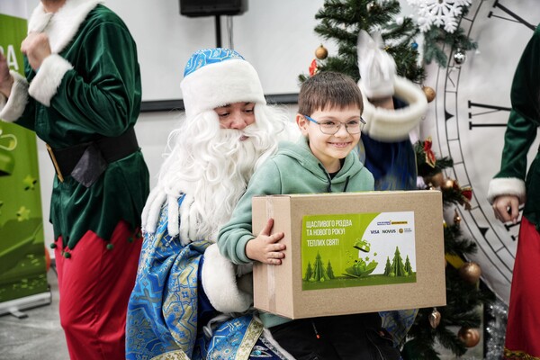NOVUS спільно із Visa організував зимове свято для дітей: як це було фото 16