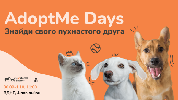 AdoptMe Days Знайди свого пухнастого друга: фото 1 организаторов мероприятия.