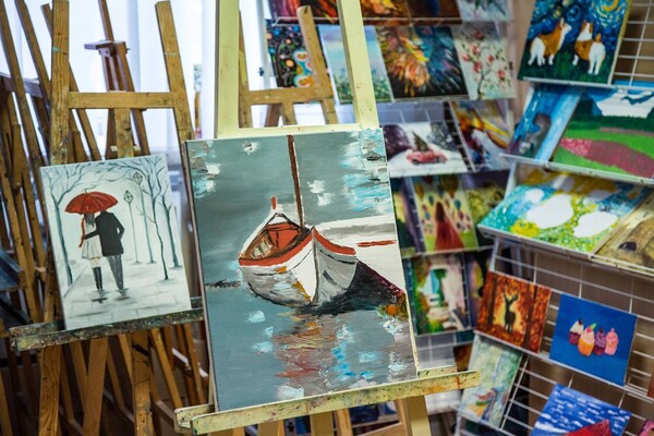 Майстер-клас з олійного живопису: фото 1 организаторов мероприятия.